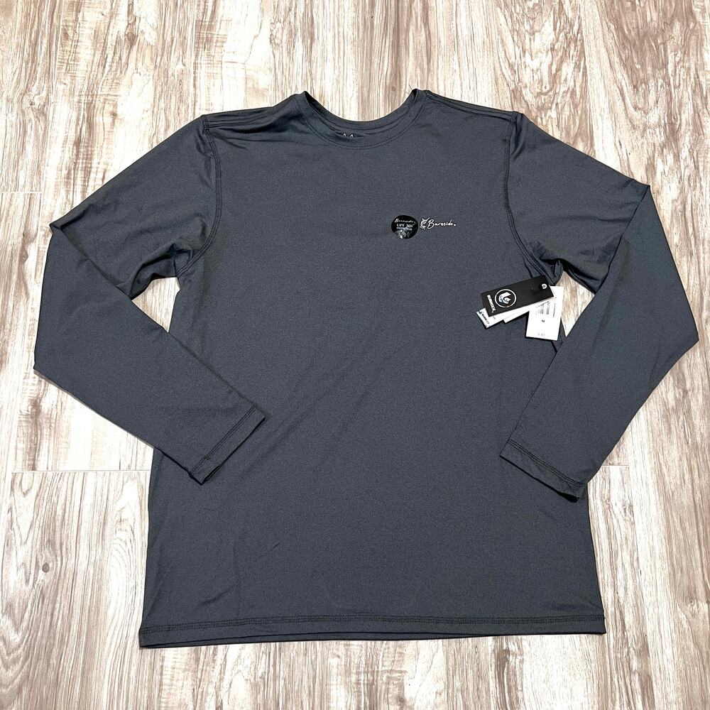 Burnside Men's Quick Dry Long Sleeve Swim Shirt Pullover Size M